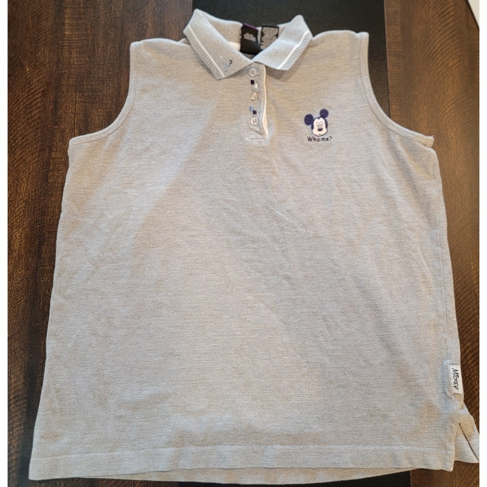 Women's Vintage Disney Mickey Mouse Unlimited Who Me? Tank Top Shirt sz‎ 14/16W